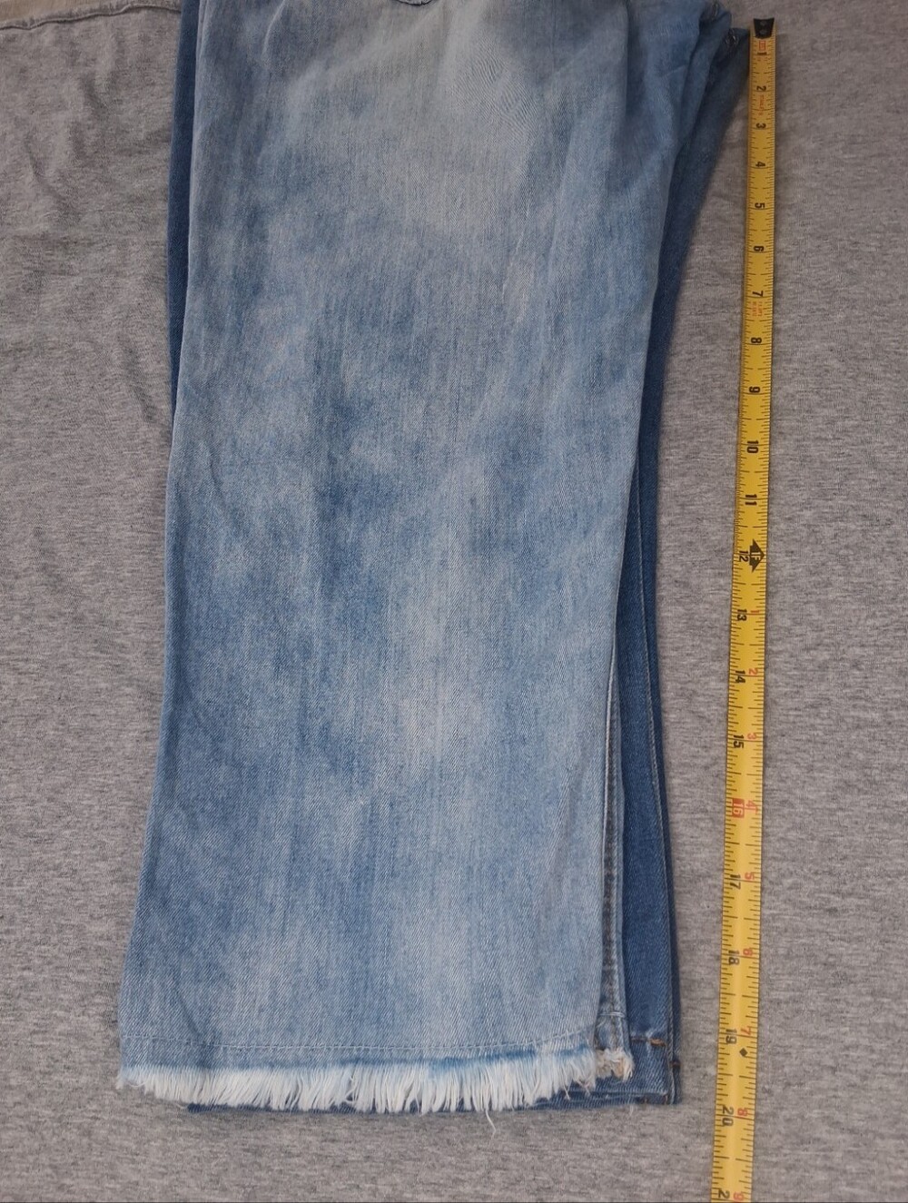 Boho Bundle -2 Cropped Jeans Embroidered Cat Y2K Inspired High Rise Pull-On M - Picture 14 of 16